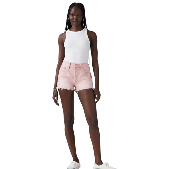 Levi's Pants - Levi's® Premium
501® ORIGINAL FIT HIGH RISE CUTOFF SHORTS, Pink,
Size 31 NWOT